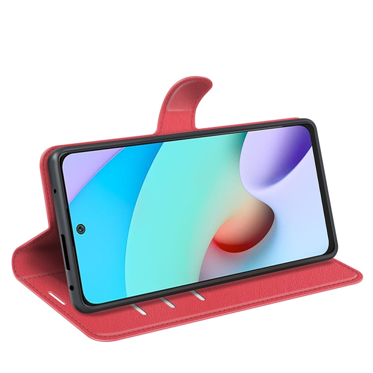 For Xiaomi Redmi 10 Litchi Texture Horizontal Flip Protective Case with Holder & Card Slots & Wallet