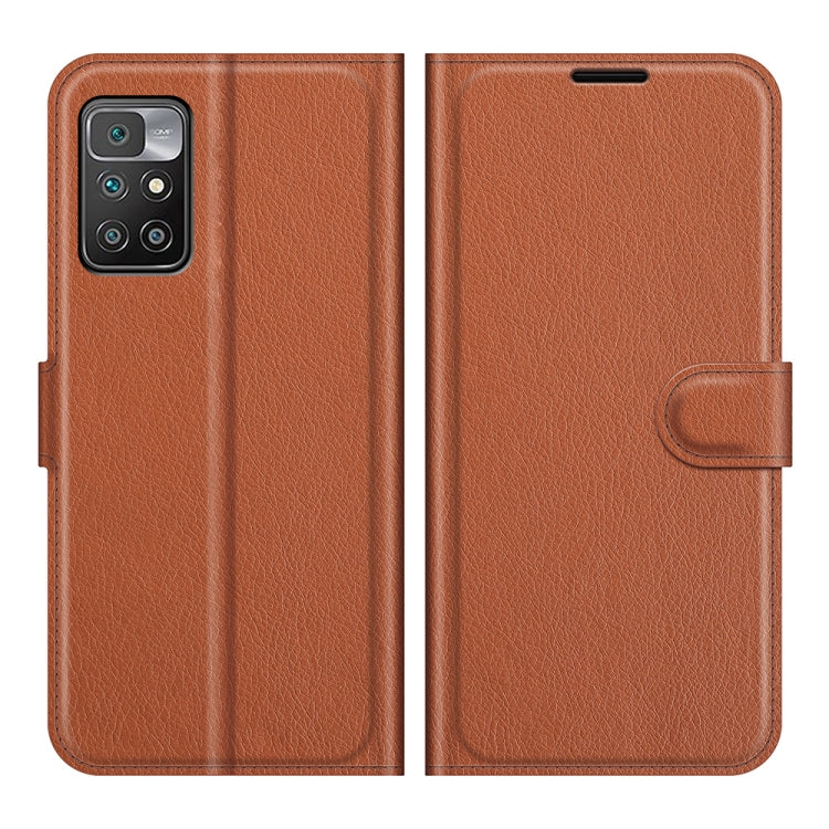 For Xiaomi Redmi 10 Litchi Texture Horizontal Flip Protective Case with Holder & Card Slots & Wallet
