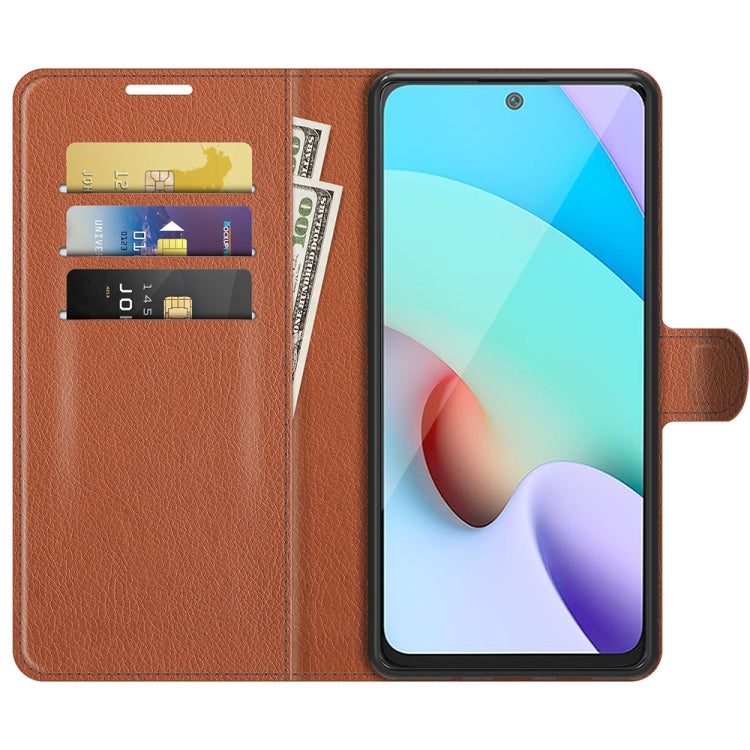For Xiaomi Redmi 10 Litchi Texture Horizontal Flip Protective Case with Holder & Card Slots & Wallet