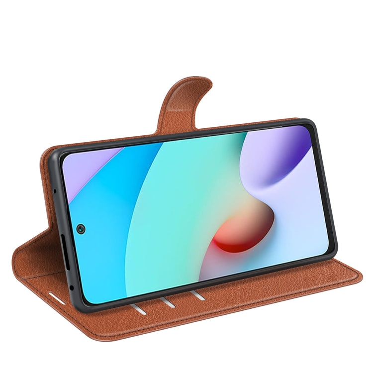 For Xiaomi Redmi 10 Litchi Texture Horizontal Flip Protective Case with Holder & Card Slots & Wallet