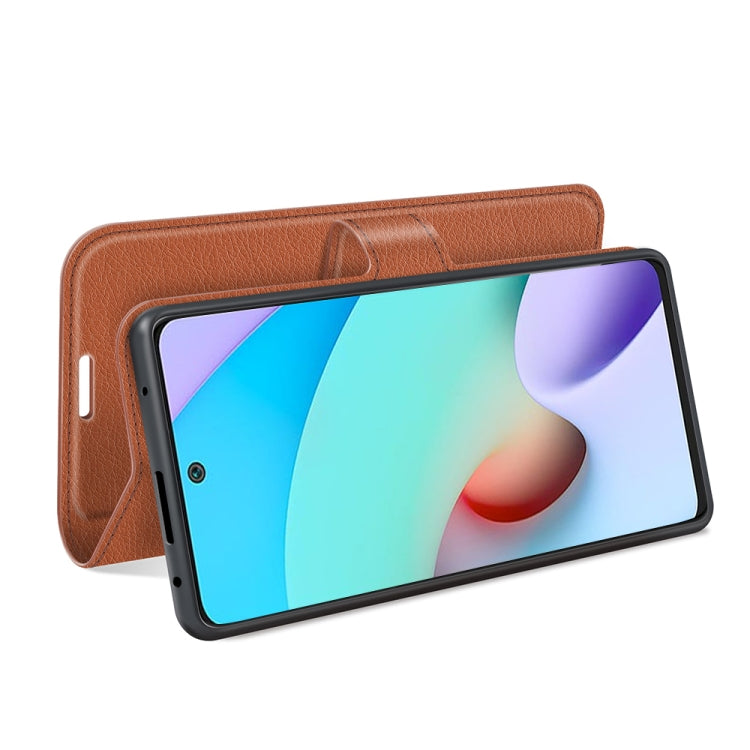 For Xiaomi Redmi 10 Litchi Texture Horizontal Flip Protective Case with Holder & Card Slots & Wallet