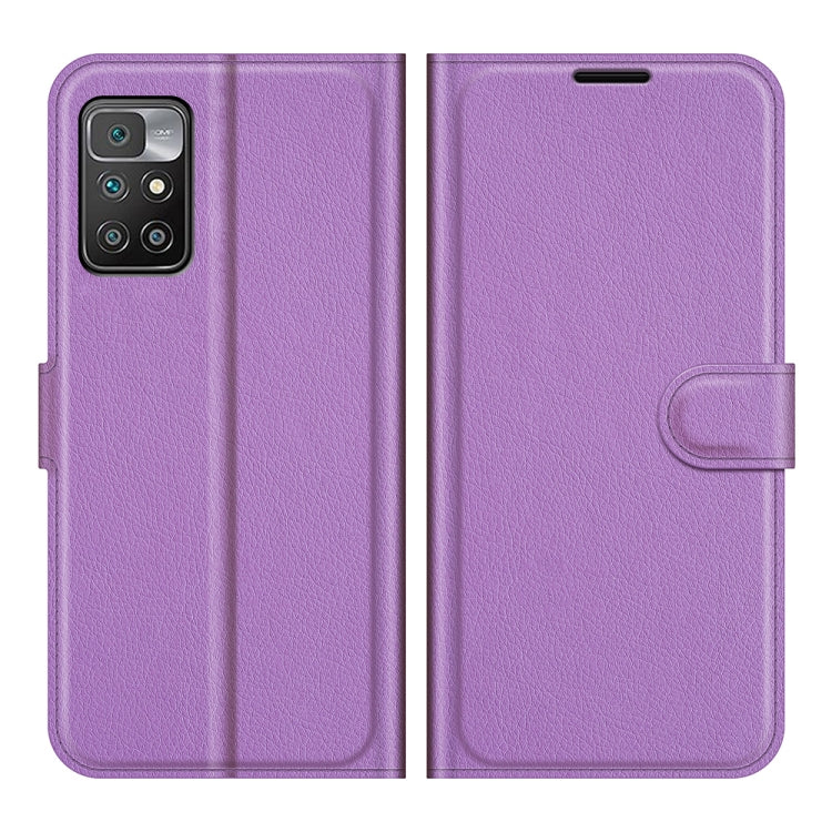 For Xiaomi Redmi 10 Litchi Texture Horizontal Flip Protective Case with Holder & Card Slots & Wallet