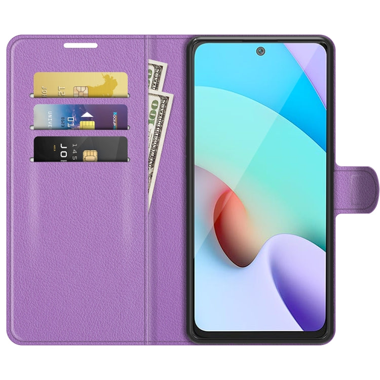 For Xiaomi Redmi 10 Litchi Texture Horizontal Flip Protective Case with Holder & Card Slots & Wallet