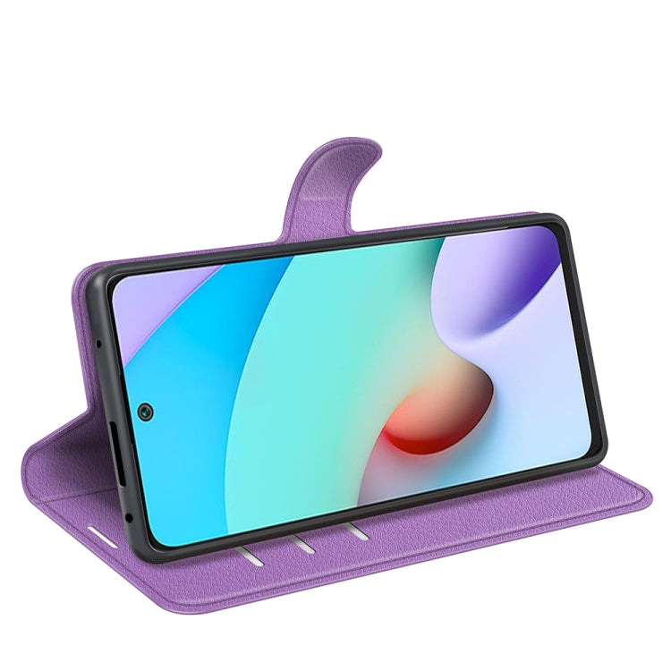 For Xiaomi Redmi 10 Litchi Texture Horizontal Flip Protective Case with Holder & Card Slots & Wallet