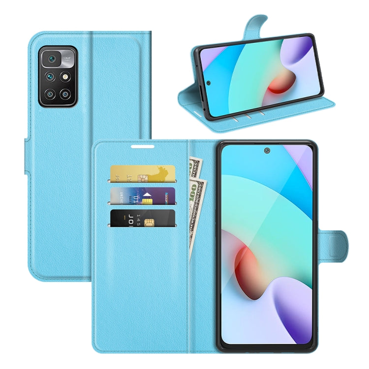 For Xiaomi Redmi 10 Litchi Texture Horizontal Flip Protective Case with Holder & Card Slots & Wallet