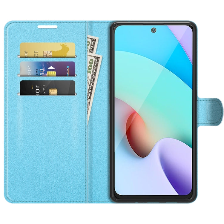 For Xiaomi Redmi 10 Litchi Texture Horizontal Flip Protective Case with Holder & Card Slots & Wallet
