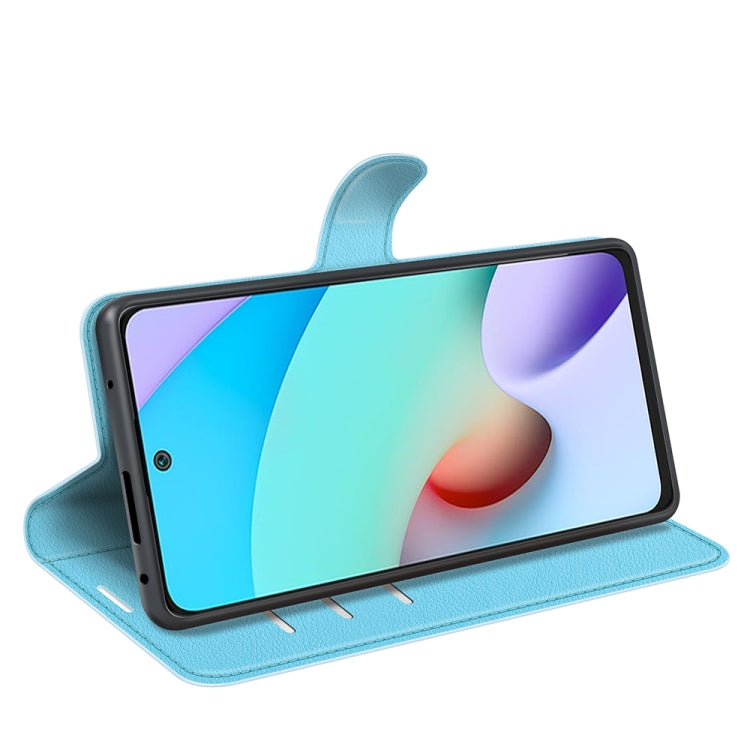 For Xiaomi Redmi 10 Litchi Texture Horizontal Flip Protective Case with Holder & Card Slots & Wallet