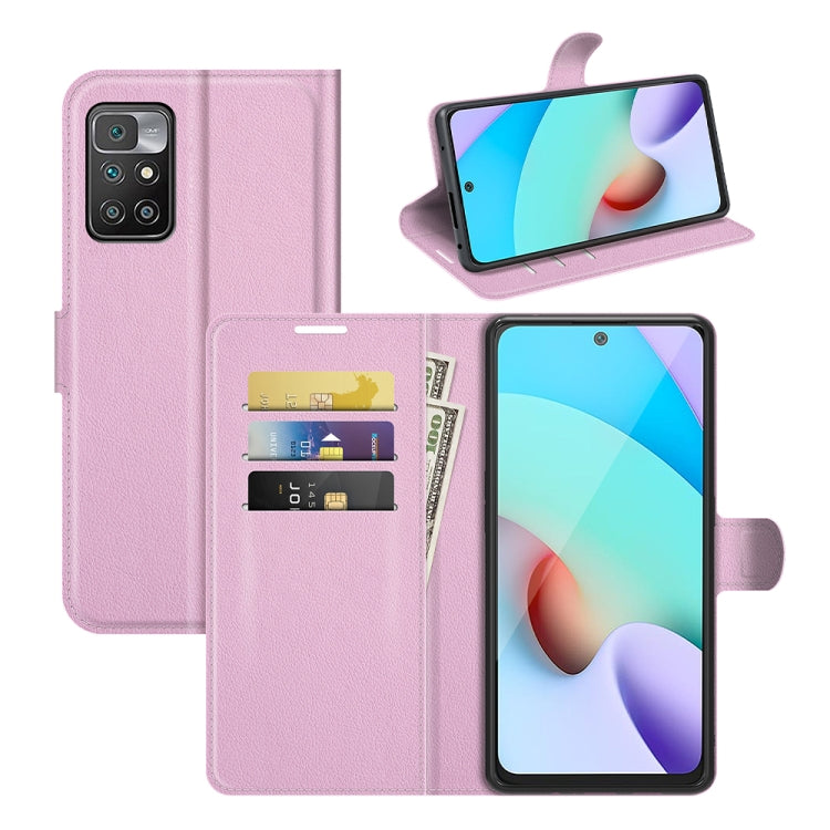 For Xiaomi Redmi 10 Litchi Texture Horizontal Flip Protective Case with Holder & Card Slots & Wallet