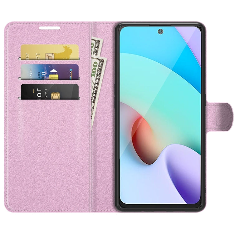 For Xiaomi Redmi 10 Litchi Texture Horizontal Flip Protective Case with Holder & Card Slots & Wallet