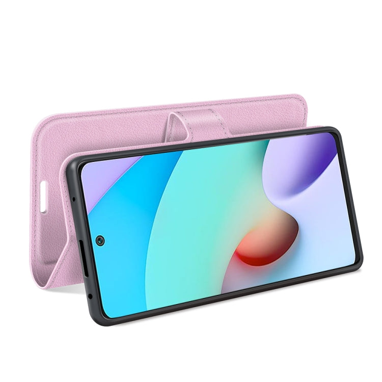 For Xiaomi Redmi 10 Litchi Texture Horizontal Flip Protective Case with Holder & Card Slots & Wallet
