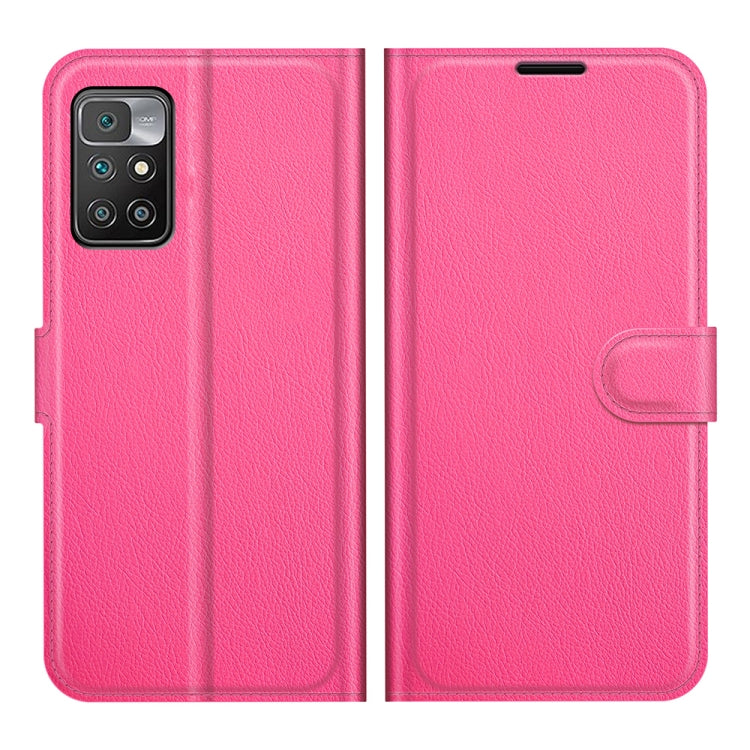 For Xiaomi Redmi 10 Litchi Texture Horizontal Flip Protective Case with Holder & Card Slots & Wallet