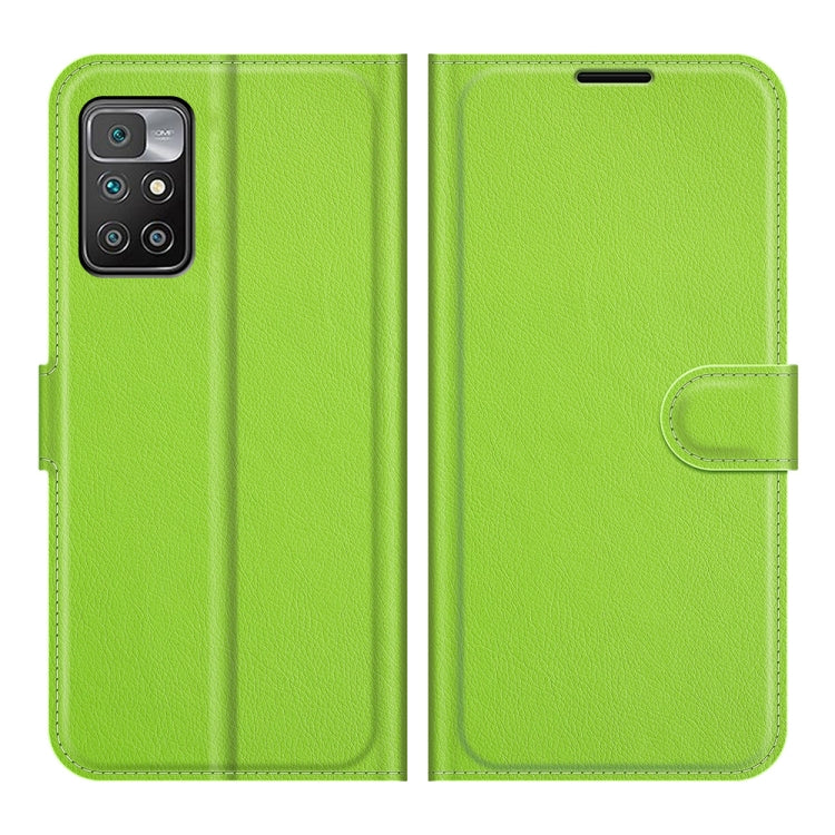 For Xiaomi Redmi 10 Litchi Texture Horizontal Flip Protective Case with Holder & Card Slots & Wallet