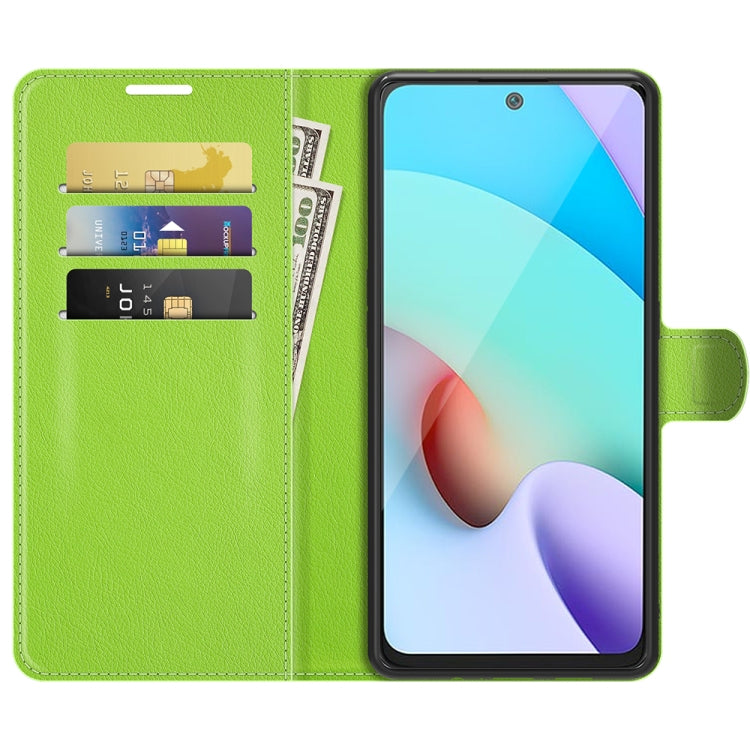 For Xiaomi Redmi 10 Litchi Texture Horizontal Flip Protective Case with Holder & Card Slots & Wallet