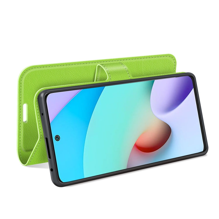 For Xiaomi Redmi 10 Litchi Texture Horizontal Flip Protective Case with Holder & Card Slots & Wallet