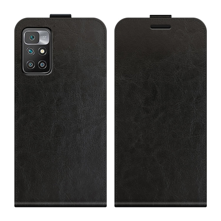 For Xiaomi Redmi 10 R64 Texture Single Vertical Flip Leather Protective Case with Card Slots & Photo Frame