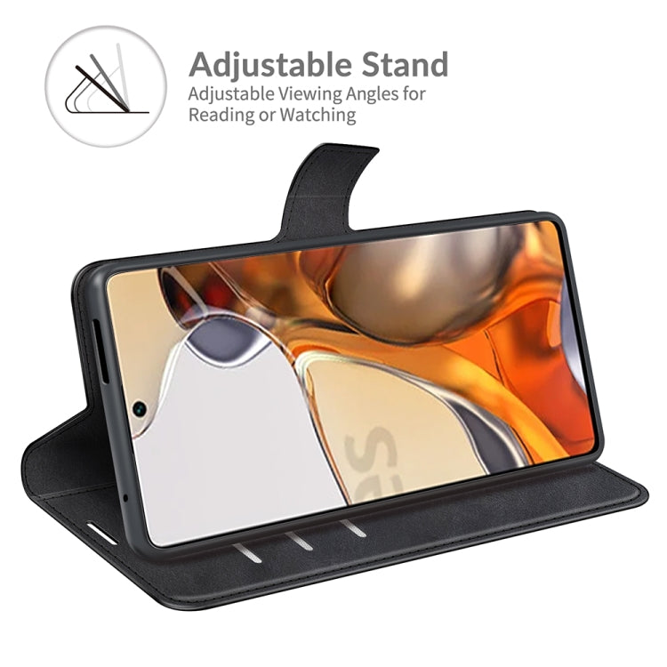 Retro Calf Pattern Buckle Horizontal Flip Leather Case with Holder & Card Slots & Wallet For Xiaomi Mi 11T