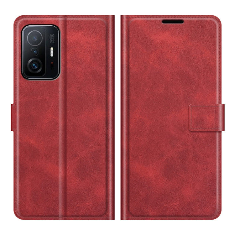 Retro Calf Pattern Buckle Horizontal Flip Leather Case with Holder & Card Slots & Wallet For Xiaomi Mi 11T