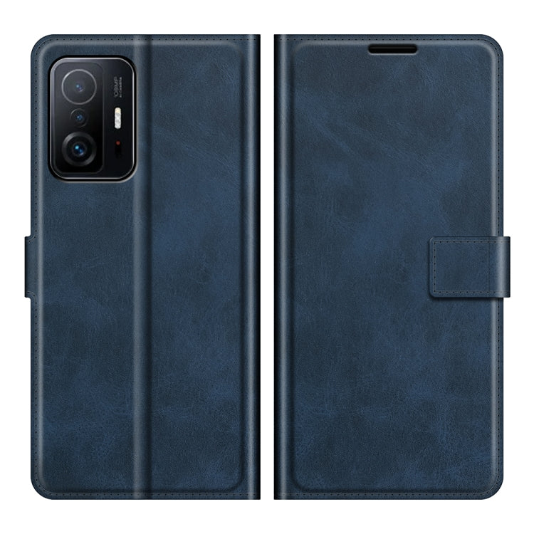 Retro Calf Pattern Buckle Horizontal Flip Leather Case with Holder & Card Slots & Wallet For Xiaomi Mi 11T