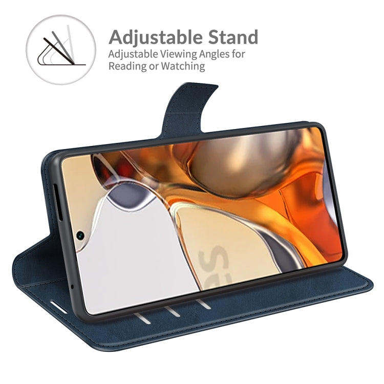 Retro Calf Pattern Buckle Horizontal Flip Leather Case with Holder & Card Slots & Wallet For Xiaomi Mi 11T