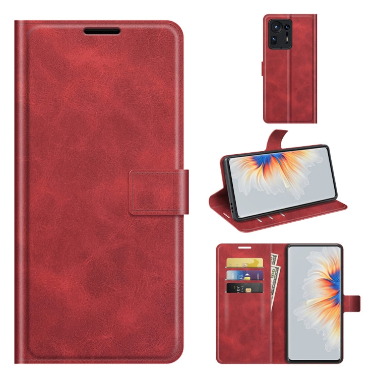 Retro Calf Pattern Buckle Horizontal Flip Leather Case with Holder & Card Slots & Wallet For Xiaomi  Mix 4