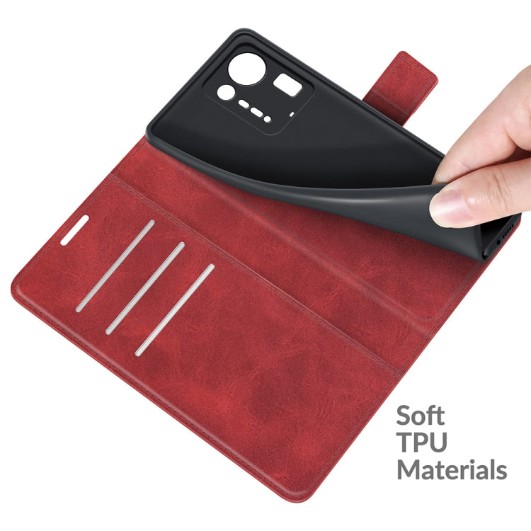 Retro Calf Pattern Buckle Horizontal Flip Leather Case with Holder & Card Slots & Wallet For Xiaomi  Mix 4