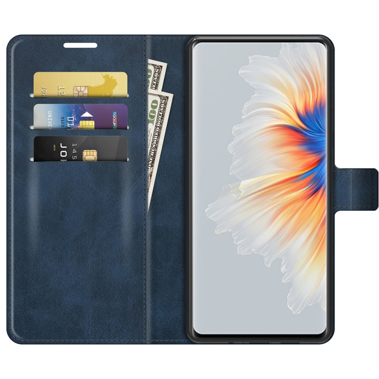 Retro Calf Pattern Buckle Horizontal Flip Leather Case with Holder & Card Slots & Wallet For Xiaomi  Mix 4