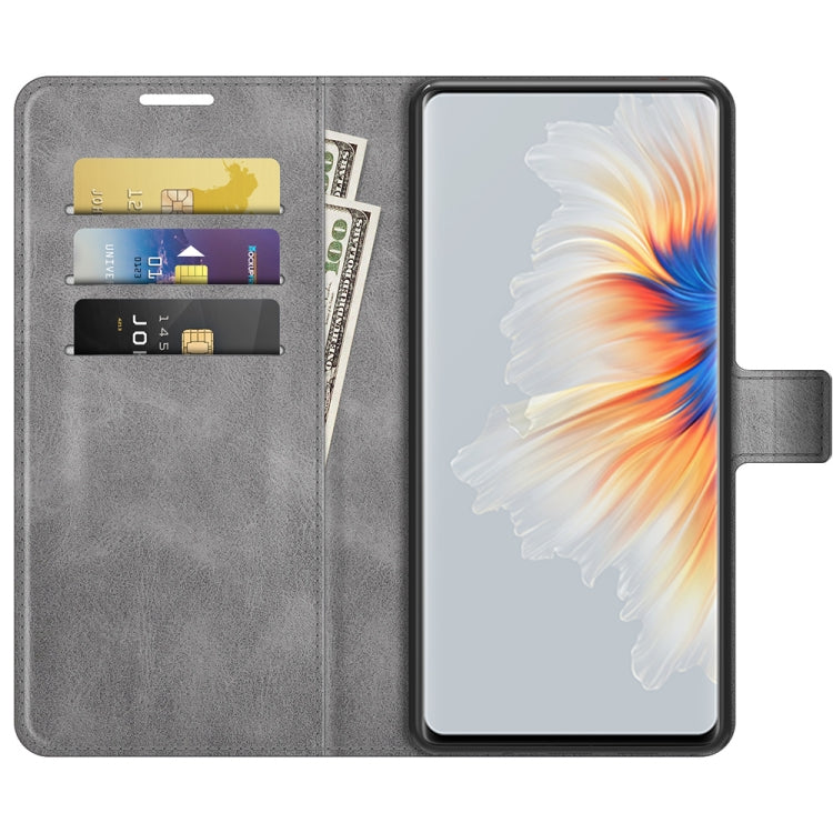 Retro Calf Pattern Buckle Horizontal Flip Leather Case with Holder & Card Slots & Wallet For Xiaomi  Mix 4