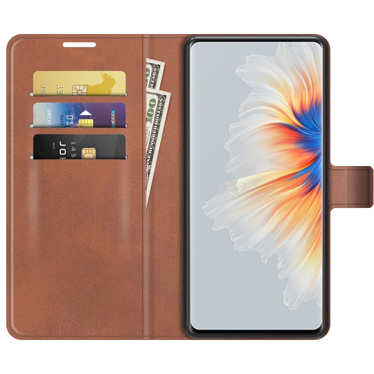 Retro Calf Pattern Buckle Horizontal Flip Leather Case with Holder & Card Slots & Wallet For Xiaomi  Mix 4