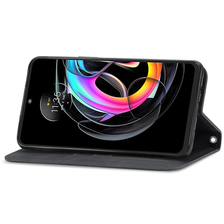 For Motorola Edge 20 Lite Retro Skin Feel Business Magnetic Horizontal Flip Leather Case With Holder & Card Slots & Wallet & Photo Frame