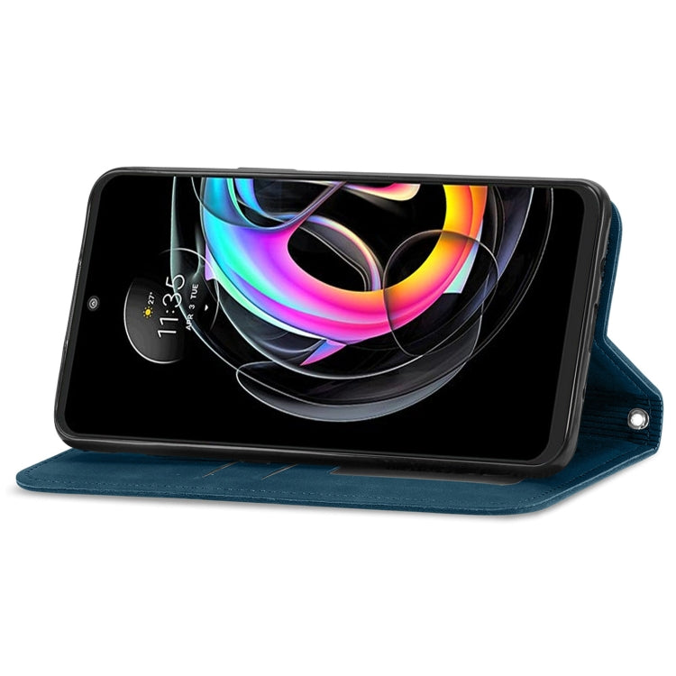 For Motorola Edge 20 Lite Retro Skin Feel Business Magnetic Horizontal Flip Leather Case With Holder & Card Slots & Wallet & Photo Frame