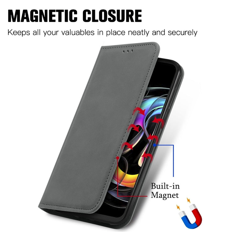 For Motorola Edge 20 Lite Retro Skin Feel Business Magnetic Horizontal Flip Leather Case With Holder & Card Slots & Wallet & Photo Frame