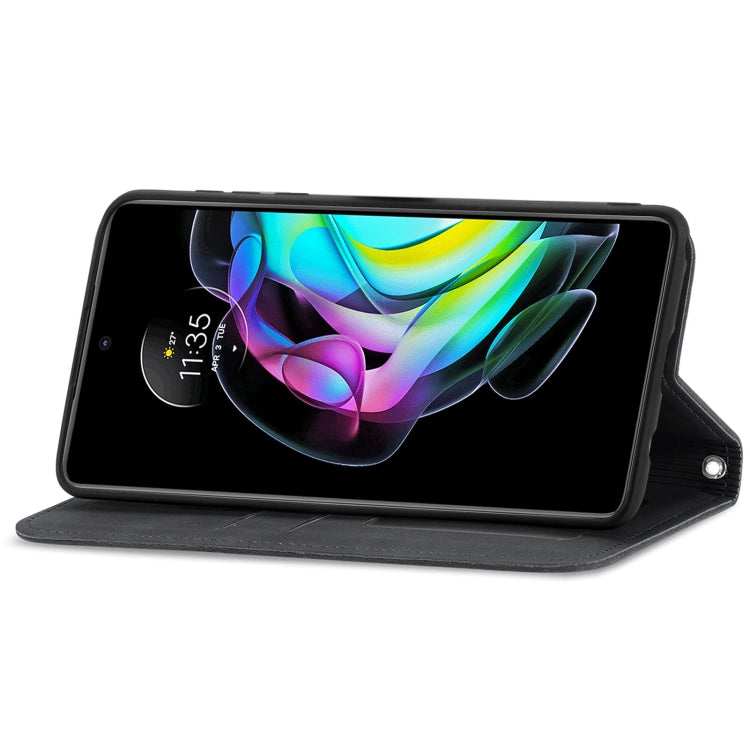 For Motorola Edge 20 Retro Skin Feel Business Magnetic Horizontal Flip Leather Case With Holder & Card Slots & Wallet & Photo Frame