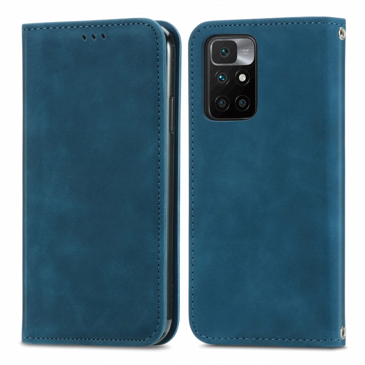 For Xiaomi Rdemi 10 Retro Skin Feel Business Magnetic Horizontal Flip Leather Case With Holder & Card Slots & Wallet & Photo Frame