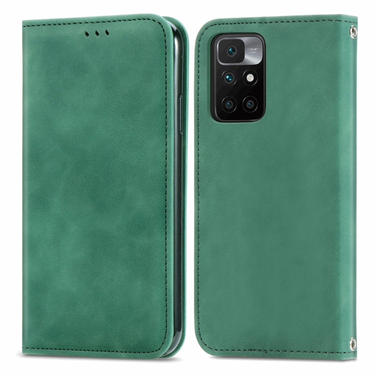 For Xiaomi Rdemi 10 Retro Skin Feel Business Magnetic Horizontal Flip Leather Case With Holder & Card Slots & Wallet & Photo Frame