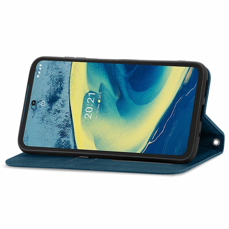 For Nokia  XR 20 Retro Skin Feel Business Magnetic Horizontal Flip Leather Case with Holder & Card Slots & Wallet & Photo Frame