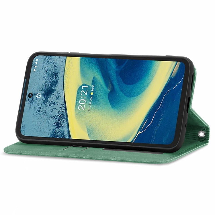 For Nokia  XR 20 Retro Skin Feel Business Magnetic Horizontal Flip Leather Case with Holder & Card Slots & Wallet & Photo Frame