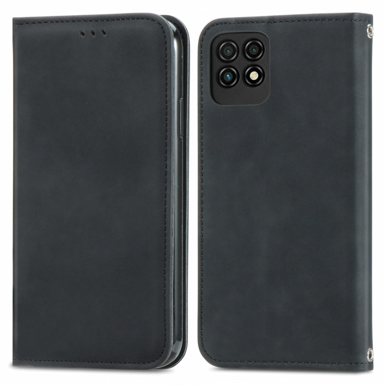 For Huawei Maimang 10 SE Retro Skin Feel Business Magnetic Horizontal Flip Leather Case with Holder & Card Slots & Wallet & Photo Frame