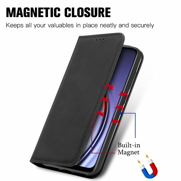 For Huawei Maimang 10 SE Retro Skin Feel Business Magnetic Horizontal Flip Leather Case with Holder & Card Slots & Wallet & Photo Frame