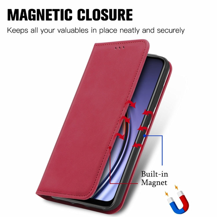 For Huawei Maimang 10 SE Retro Skin Feel Business Magnetic Horizontal Flip Leather Case with Holder & Card Slots & Wallet & Photo Frame