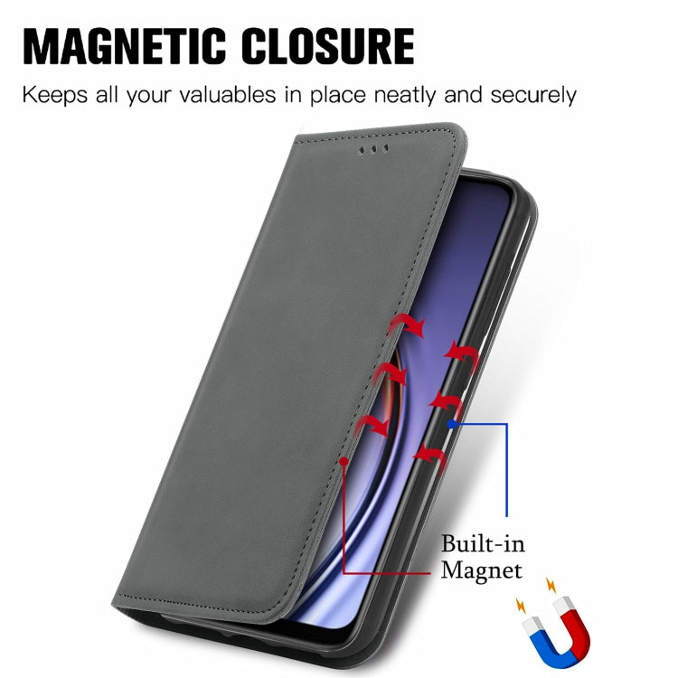 For Huawei Maimang 10 SE Retro Skin Feel Business Magnetic Horizontal Flip Leather Case with Holder & Card Slots & Wallet & Photo Frame