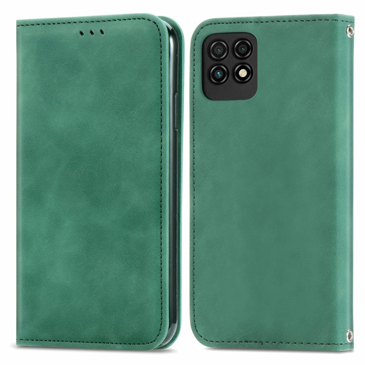 For Huawei Maimang 10 SE Retro Skin Feel Business Magnetic Horizontal Flip Leather Case with Holder & Card Slots & Wallet & Photo Frame