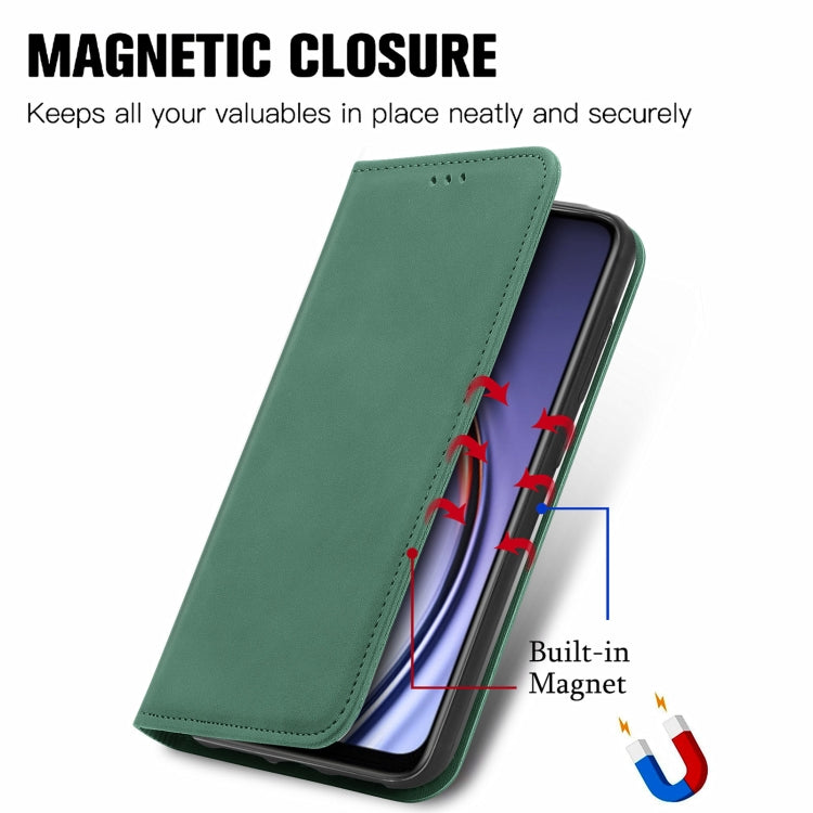 For Huawei Maimang 10 SE Retro Skin Feel Business Magnetic Horizontal Flip Leather Case with Holder & Card Slots & Wallet & Photo Frame