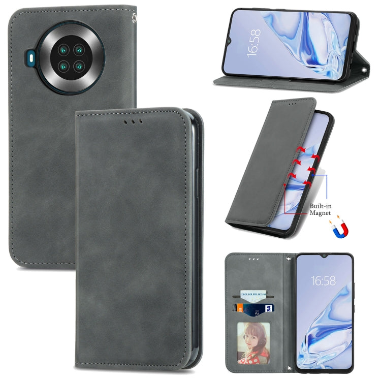 For Cubot Note 20 Retro Skin Feel Business Magnetic Horizontal Flip Leather Case with Holder & Card Slots & Wallet & Photo Frame