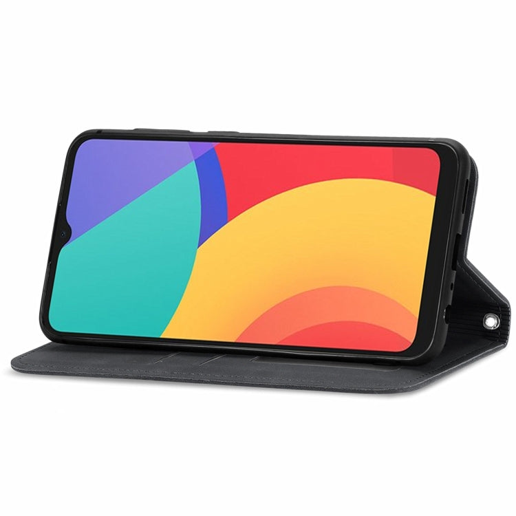 For Alcatel 1S 2021 Retro Skin Feel Business Magnetic Horizontal Flip Leather Case with Holder & Card Slots & Wallet & Photo Frame