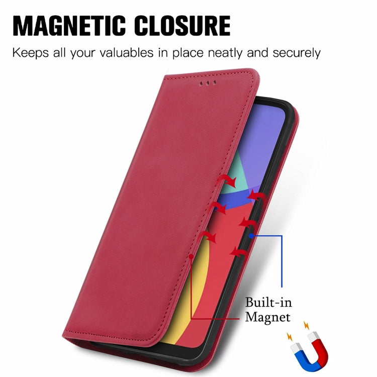 For Alcatel 1S 2021 Retro Skin Feel Business Magnetic Horizontal Flip Leather Case with Holder & Card Slots & Wallet & Photo Frame