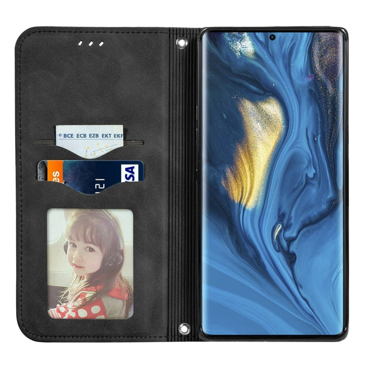 For ZTE Nubia Z30 Pro Retro Skin Feel Business Magnetic Horizontal Flip Leather Case with Holder & Card Slots & Wallet & Photo Frame