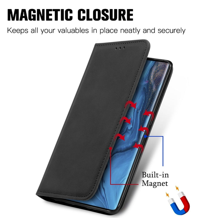 For ZTE Nubia Z30 Pro Retro Skin Feel Business Magnetic Horizontal Flip Leather Case with Holder & Card Slots & Wallet & Photo Frame