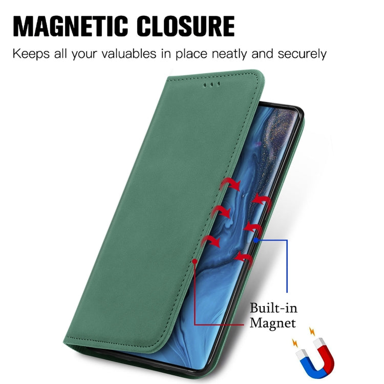 For ZTE Nubia Z30 Pro Retro Skin Feel Business Magnetic Horizontal Flip Leather Case with Holder & Card Slots & Wallet & Photo Frame