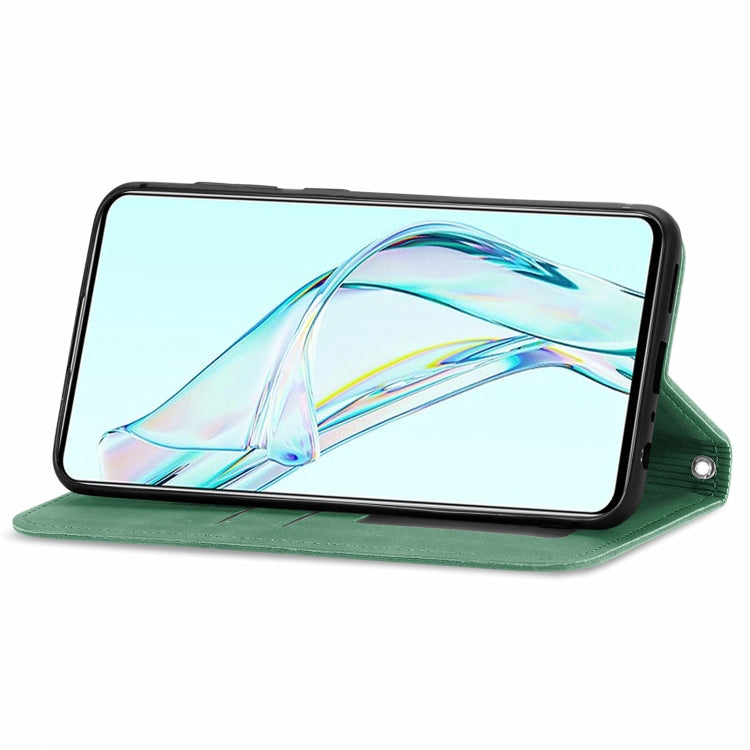 For ZTE Axon 30 5G Retro Skin Feel Business Magnetic Horizontal Flip Leather Case with Holder & Card Slots & Wallet & Photo Frame