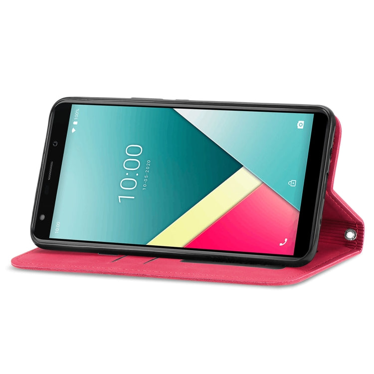 For Wiko Y61 Retro Skin Feel Business Magnetic Horizontal Flip Leather Case with Holder & Card Slots & Wallet & Photo Frame